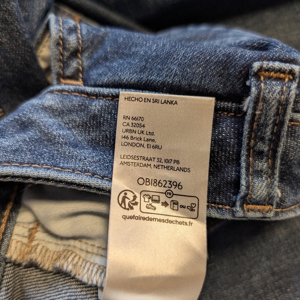 The Francais Mid Rise Cuffed Jeans By Pilcro Size 32 - Picture 12 of 16